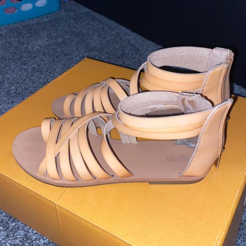 Beige sandals